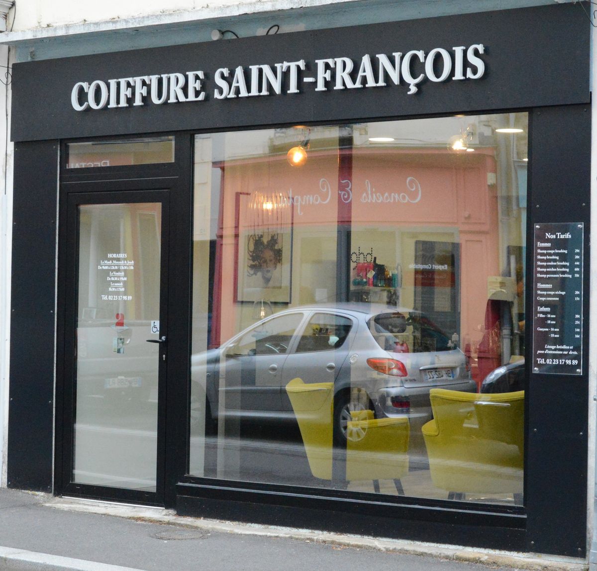 Devanture de COIFFURE ST FRANCOIS