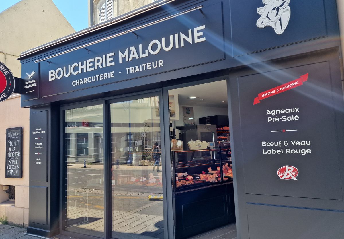 Devanture de La Boucherie Malouine
