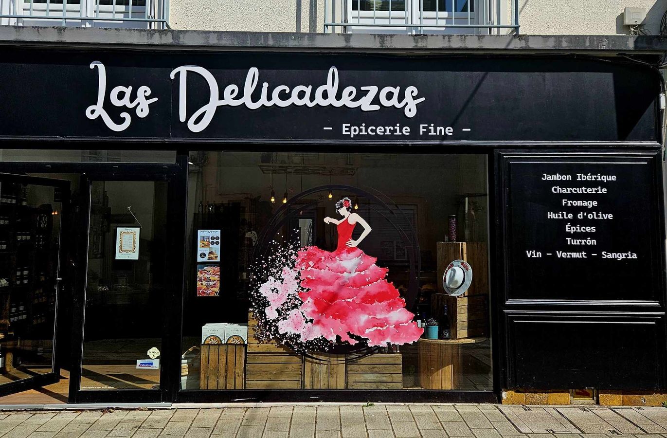 Devanture de Las Delicadezas
