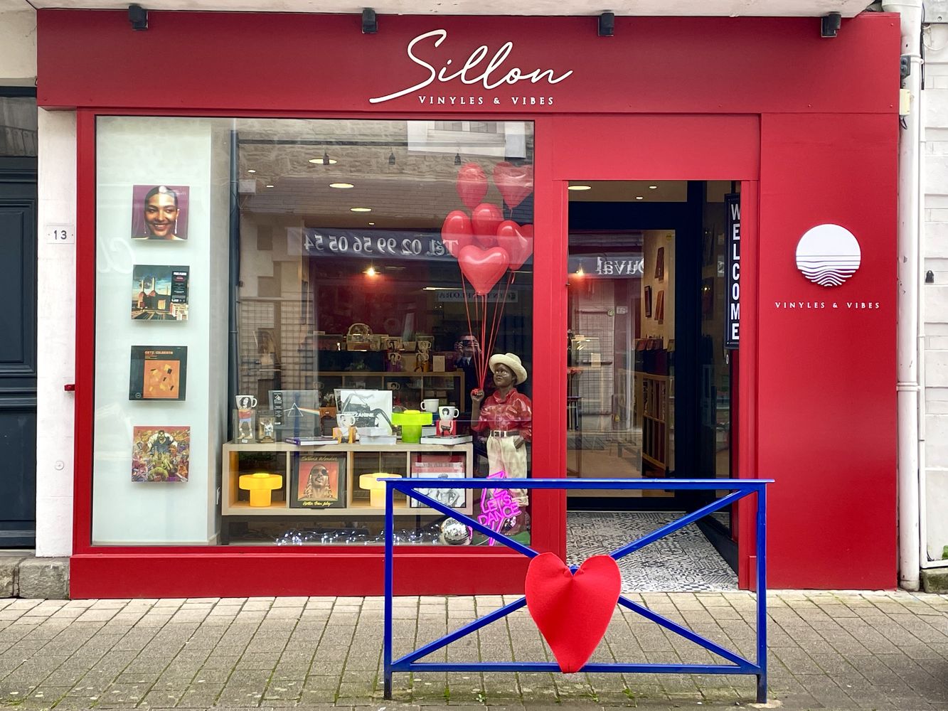 Devanture de Sillon Vinyles & Vibes
