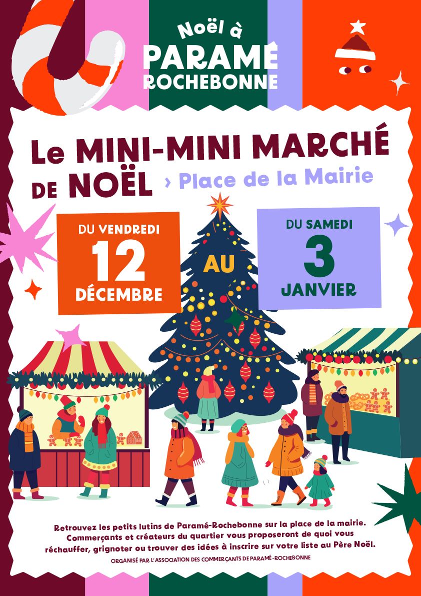 12 décembre 2025 au 3 janvier 2026 Mini-mini marché de Noël à Saint-Malo Paramé Rochebonne